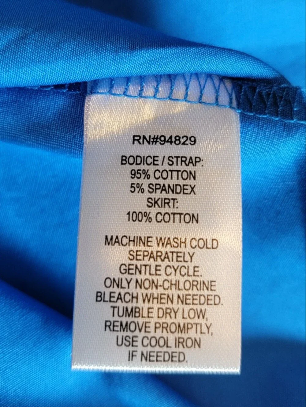 Derek Heart Royal Blue Midi Sleeveless Square Neckline Sundress Sz 2X NWT - Picture 13 of 14